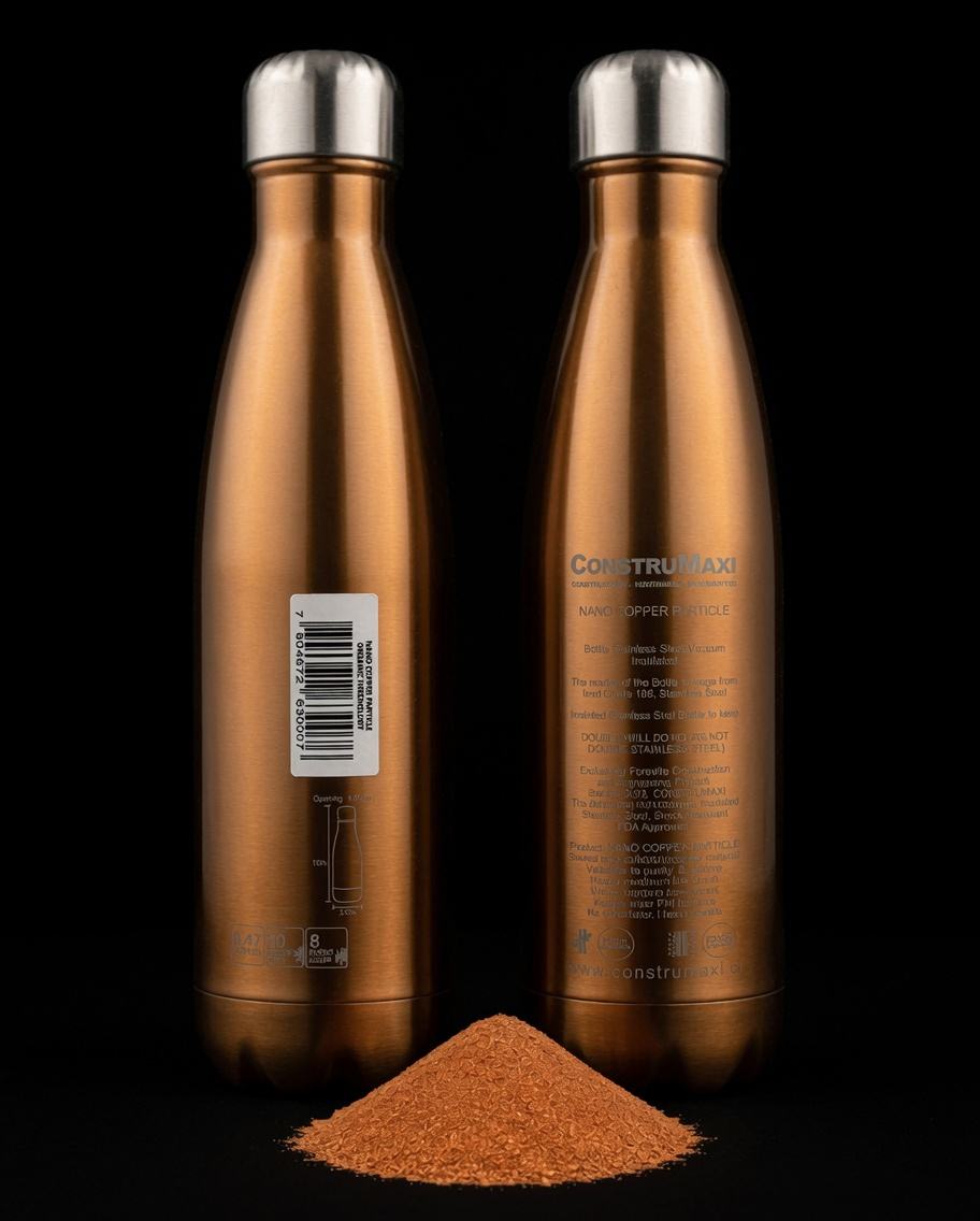Illustrative mound of ultrafine copper powder
