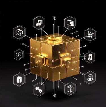 Illustrative ReserveChain cube representing future asset programs