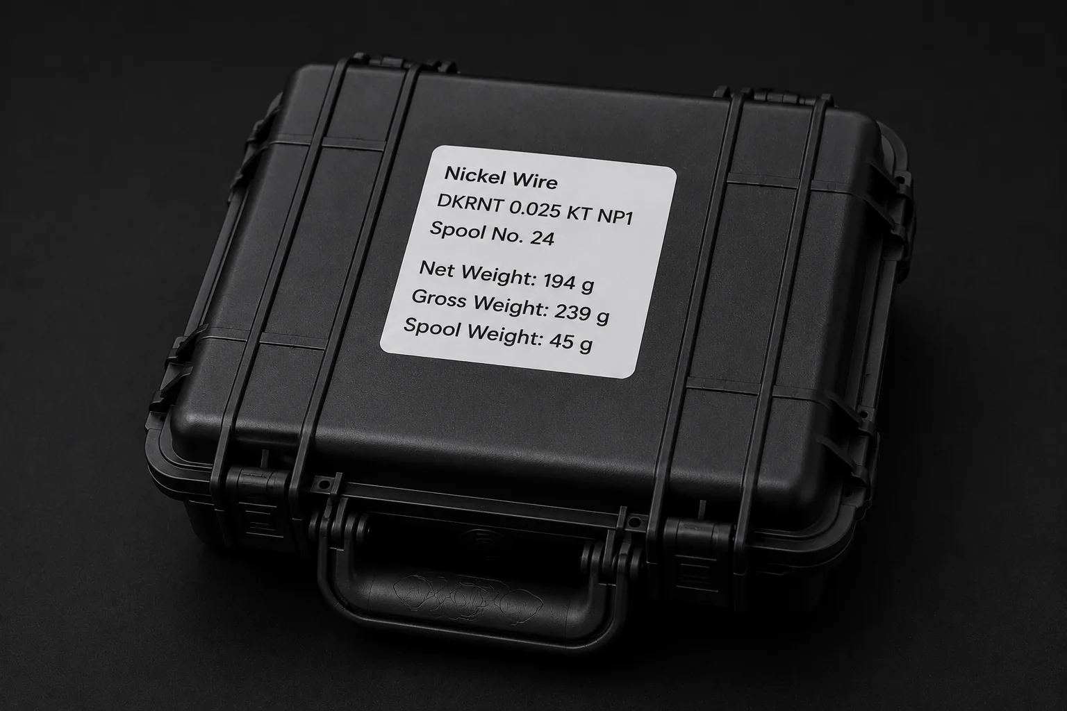 Owner-supplied nickel wire spool and packaging visualization 3