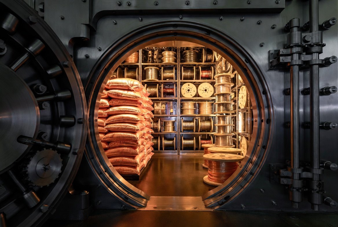 Secure vault environment for industrial-material custody