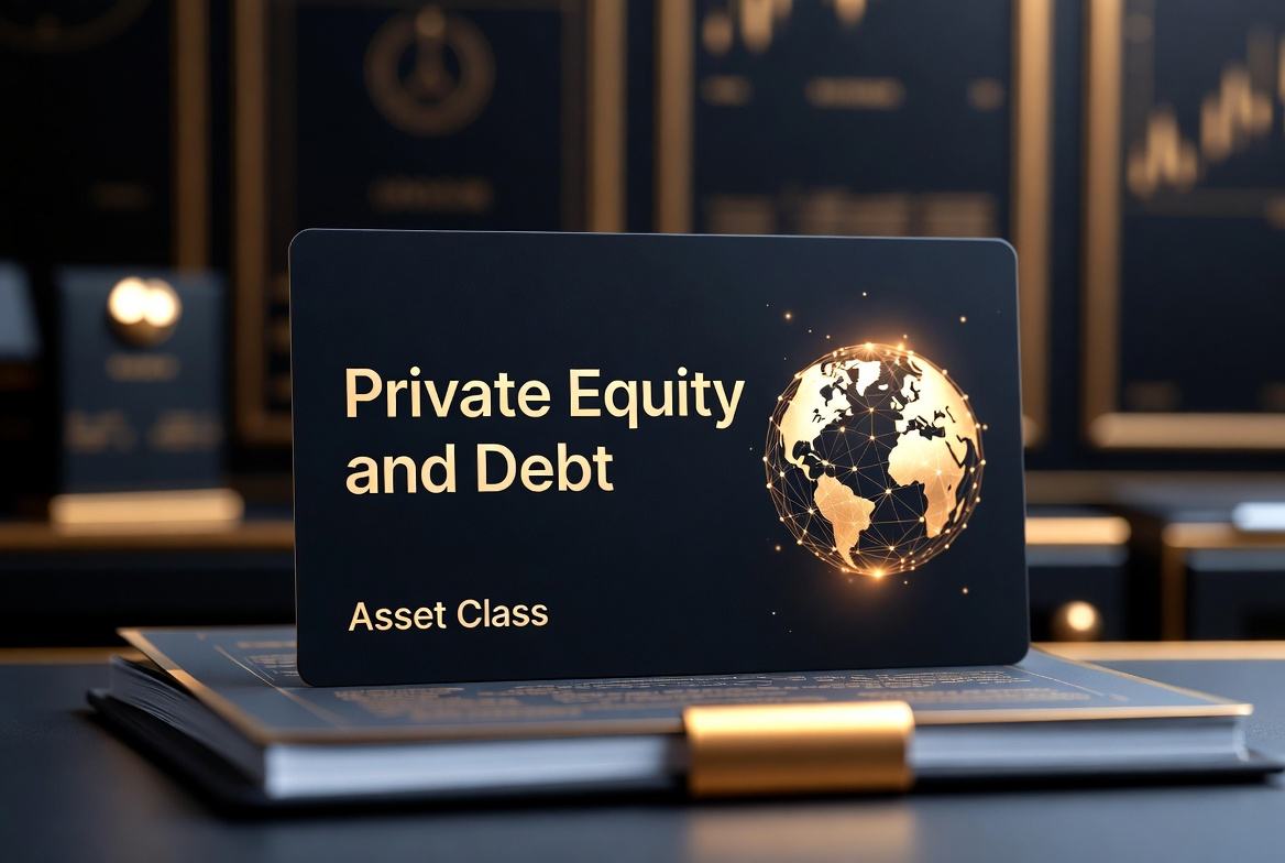 Illustrative digital network representing private capital